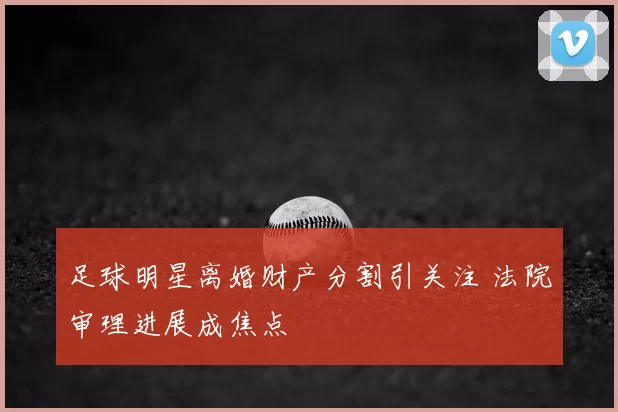足球明星离婚财产分割引关注 法院审理进展成焦点